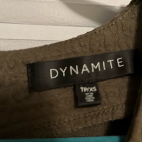 Army green dynamite dress XS - Picture 2 of 3